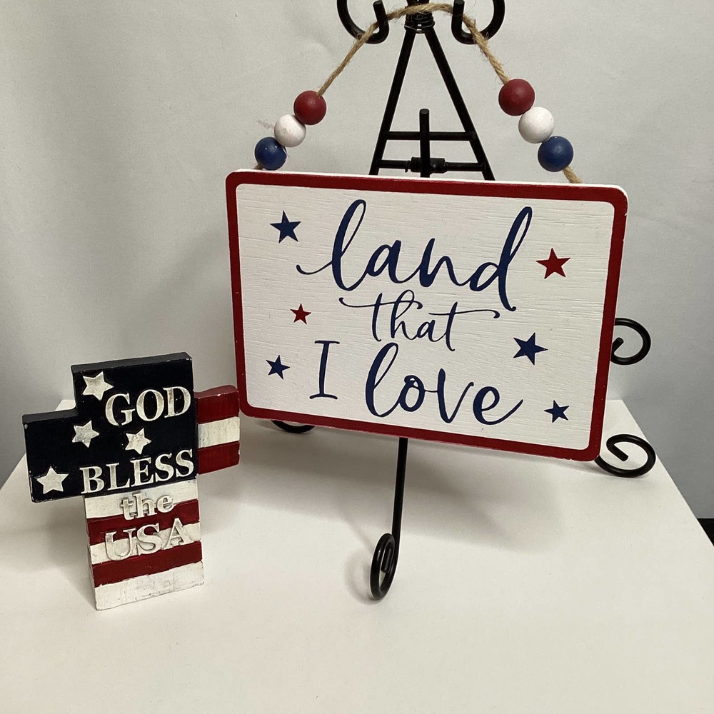 Set of 2  sign and cross